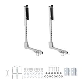 Boat Trailer Guides, 27.6-41.3 in Height Adjustable Trailers Guide, 2PCS Thickened High-Duty Trailer Guide-Ons with Smooth Roller Guidance