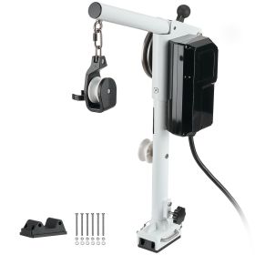 Line Hauler Pot Puller, 12V DC 1200W, Line Hauler Winch Holds 198 lbs Lift Capacity, Line Speed of 115 ft/min