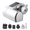 Horizontal Fishing Windlass, 12V DC 600W, Windlass Anchor Systems Fit for 1/4-Inch Chain or 9/16 & 5/8 Inch Nylon Rope, Max Pull 573 lbs