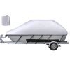 Waterproof Boat Cover, 14'-16' Trailerable Boat Cover