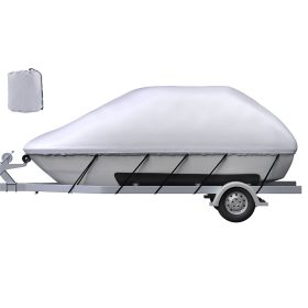 Waterproof Boat Cover, 14'-16' Trailerable Boat Cover