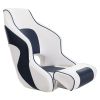 Captain Bucket Seat Boat Seat, Flip Up Boat Seat, with Thickened Sponge Padding, Flip-up Bolster Boat Captain Chair for Fishing Boat, Sightseeing Boat