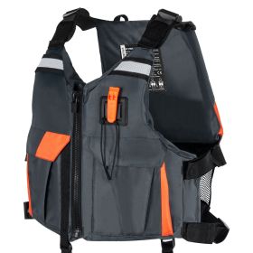 Life Vest for Watersports (PFD), Life Jacket with Waterproof Nylon & 110N Buoyancy, Life Vest/Jacket for Any Water Activity-Fishing, Kayaking