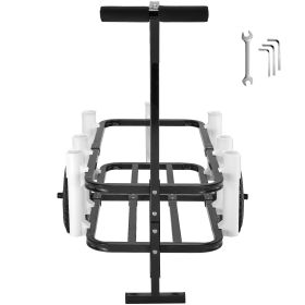 Beach Fishing Cart, 200 lbs Load Capacity, Fish and Marine Cart with Two 11" Big Wheels Rubber Balloon Tires for Sand