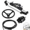 Hydraulic Boat Steering Kit 300HP, Hydraulic Steering Kit Helm Pump