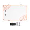 Inflatable Floating Dock, 8 x 5FT Inflatable Dock Platform, Non-Slip Water Floating Dock Mat with Portable Carrying Bag & Detachable Ladder