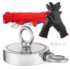 Magnet Fishing Kit, 2000 LBS/907 Kg Double-Sided Pulling Force Strong Magnet Fishing Kit