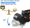 Flashlight, Lumen Ultra-Light Bright LED Rechargeable Headlight with White Red Light, 2-Pack Waterproof Motion Sensor Head Lamp