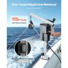 Line Hauler Pot Puller, 12V DC 1200W, Line Hauler Winch Holds 198 lbs Lift Capacity, Line Speed of 115 ft/min