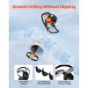 Gas Powered Ice Auger, 52CC 2-Stroke Ice Fishing Augers with 8" Steel Drill Bit, Cold-Resistant & Portable Post Hole Digger