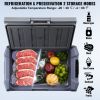 Car Refrigerator, 12 Volt Car Refrigerator Fridge, 15 L Single Zone Portable Freezer, -4-68 F Adjustable Range