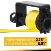4 Pack Trailer Winch, Heavy Duty Weld-On Winch for Flatbed Trailers, Truck Lashing Winch for Webbing Within 2.75" or Steel Wire Rope Within 0.51"