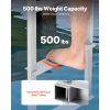 Removable Dock Ladder, 4 Steps, Aluminum Alloy Pontoon Boat Swim Ladder, with Non-Slip Wide Steps, 500 lbs Weight Capacity, Quick Release Design