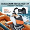 Life Vest for Watersports (PFD), Life Jacket with Waterproof Nylon & 85N Buoyancy, Life Vest/Jacket for Any Water Activity-Fishing, Kayaking
