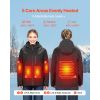 Heated Jacket for Men with 7.4V Battery, Soft Shell Electric Heating Coat