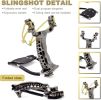 Slingshot, Wrist Rocket Slingshots for Hunting, Fishing Slingshot with 2 Slingshot Bands, Fishing Reel and Fishing Darts
