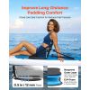 Kayak Seat, 2 Pack 0.5" Thick, Universal Paddle Board Seat with Back Support