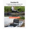 Kayak Seat, Folding Kayak Seat with Comfortable Back Support, Aluminum Alloy Frame & 600D Oxford Fabric, Easy Assembly for Paddling