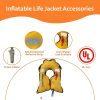 Automatic/Manual Inflatable Life Jacket| Inflatable PFD Kayak Vest Adult| Life Vest for Adults| Outdoor Water Sports| Supports up to 330 lbs|33g of Ca