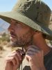 Wide Brim Sun Hat for Men, Outdoor Fishing & Hiking Hat UPF 50+, Boonie Hat with Chin Strap, Quick Dry