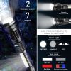 Super Bright White LED Flashlight Rechargeable Zoomable Torch Camping lamp(Free shipping via DHL Ground/FedEx Ground; can't ship via USPS self-pickup.