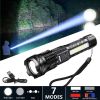 Super Bright White LED Flashlight Rechargeable Zoomable Torch Camping lamp(Free shipping via DHL Ground/FedEx Ground; can't ship via USPS self-pickup.